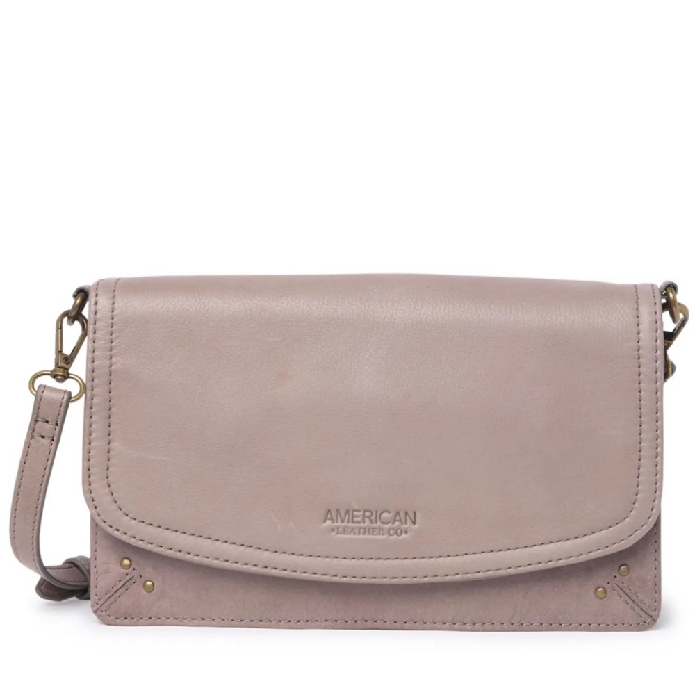 American Leather Company Crossbody Brenton Ash Grey
